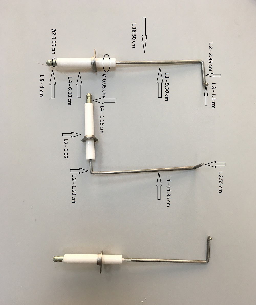 Kit electrod aprindere flacara - Cuptor 8/50 G - Synthesis