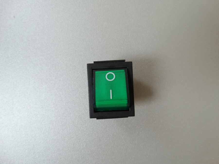 Buton verde fara retinere - Cuptor TS 10 - Cimav