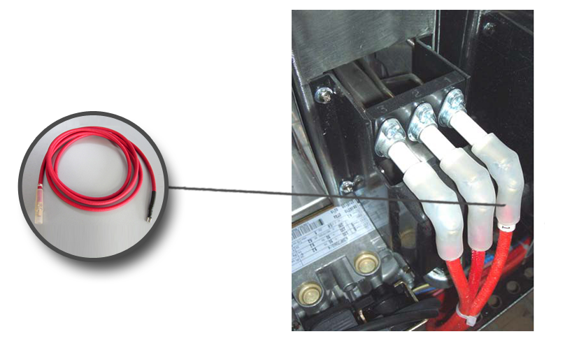 Cablu electrod prezenta flacara - Cuptor Planet, Synthesis - Zanolli