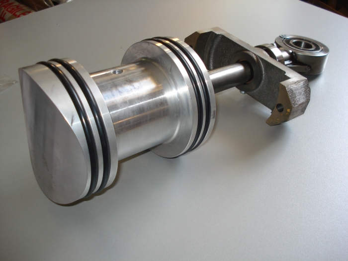 Piston cilindru din aluminiu complet - Divizor DV 120 (N) - Colbake