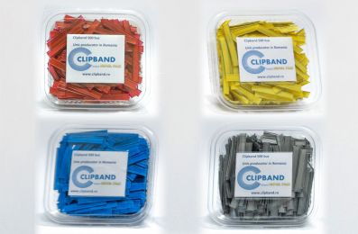 Clipband Color 0.6 mm, Pretaiat 5 cm, 500 buc