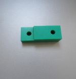 Componenta plastic verde actionare maneta - Masini de feliat - Rollmatic