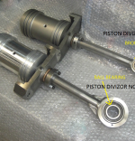 Piston cilindru din aluminiu complet - Divizor DV 110 - Colbake