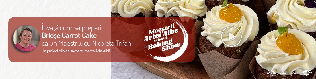 Maestrii Artei Albe te invita la Baking Show - Nicoleta Trifan