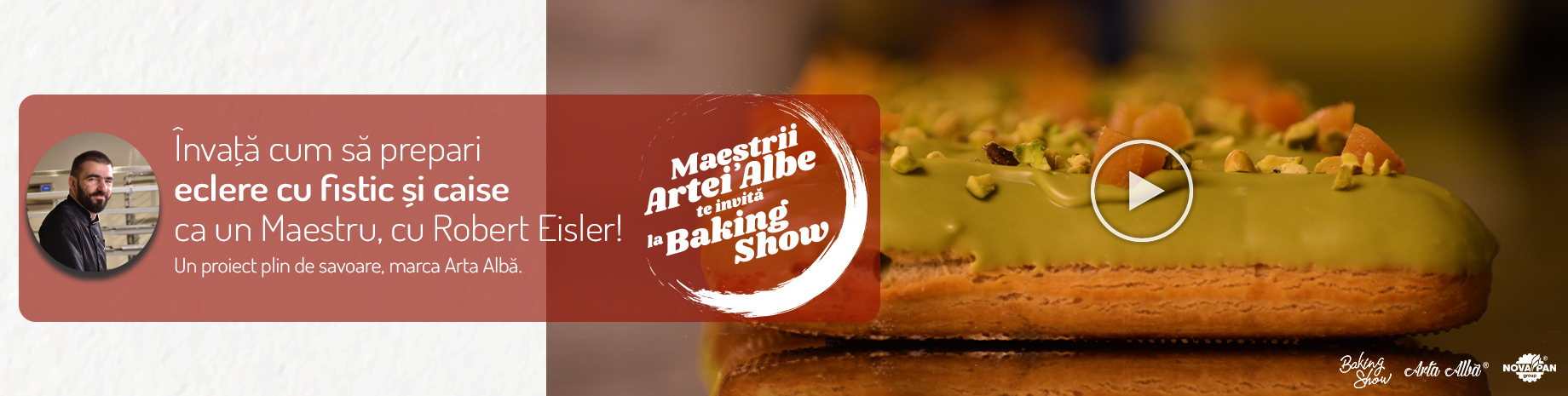 Mestrii Artei Albe te invita la Baking Show