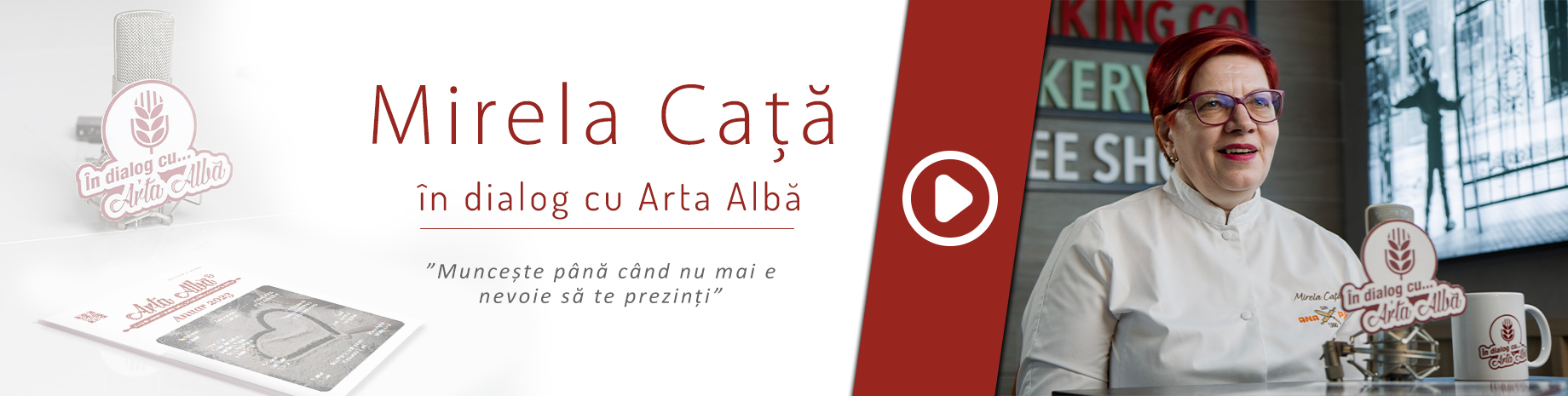 Mirela Cata in dialog cu Arta Alba