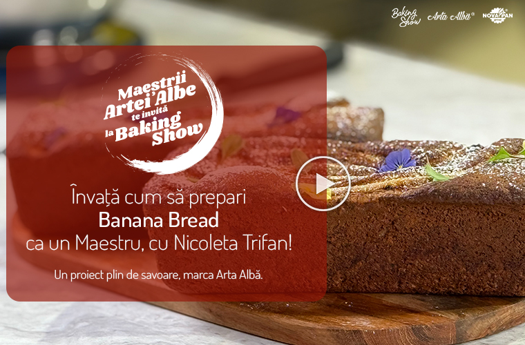 Maestrii Artei Albe te invita la Baking Show - Nicoleta Trifan