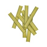 Gold Clipband 0.7 mm, Pre-cut 5 cm, 500 pieces