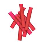 Red Clipband 0.6 mm, Pre-cut 5 cm, 500 pieces