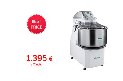 Malaxor cu Brat Spiral, capacitate 38 kg, Trifazic