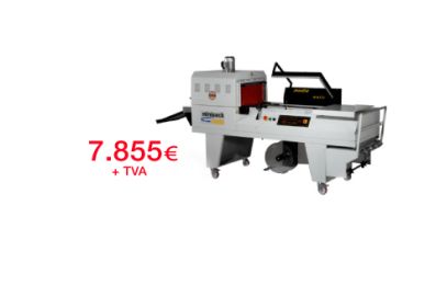 Masina de infoliat semiautomata cu tunel integrat